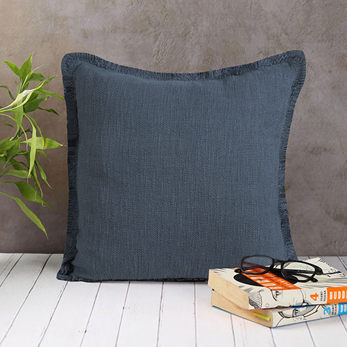 LR Home Aspen 07838 True Navy Blue Pillow