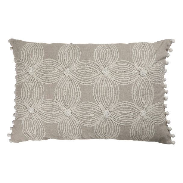 LR Home Eden 08264 Taupe Pillow
