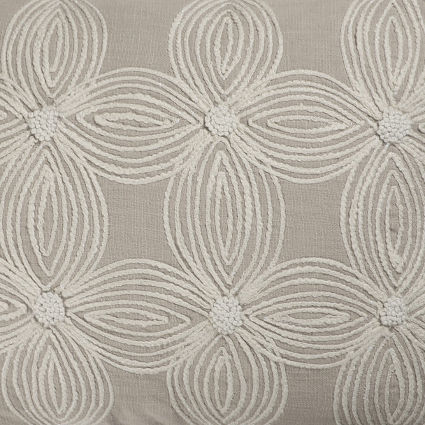 LR Home Eden 08264 Taupe Pillow