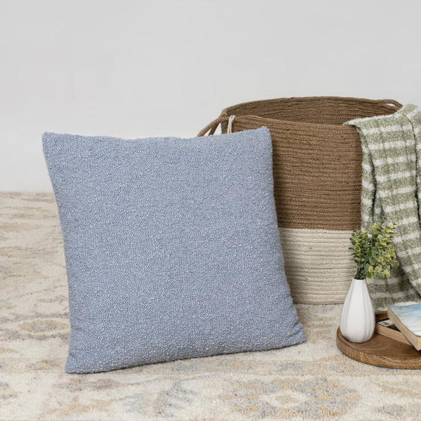 LR Home Boucle 08884 Blue Pillow