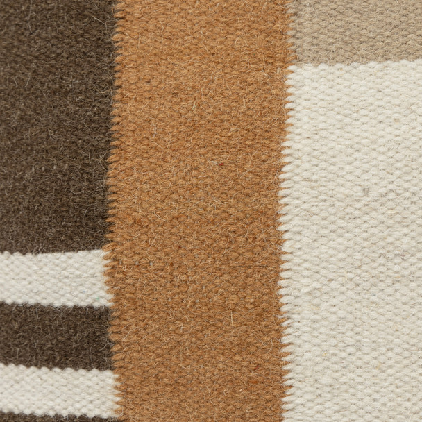LR Home Bauhaus 08887 Brown Orange Pillow