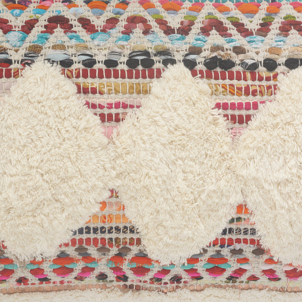 LR Home Chindi 7342 Multicolor Natural Pillow