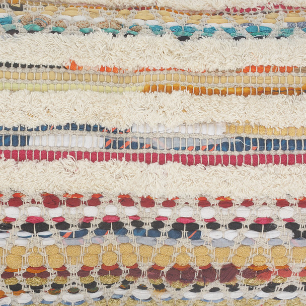LR Home Chindi 7343 Multicolor Natural Pillow