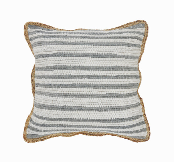 LR Home Riley 99444 Gray Pillow