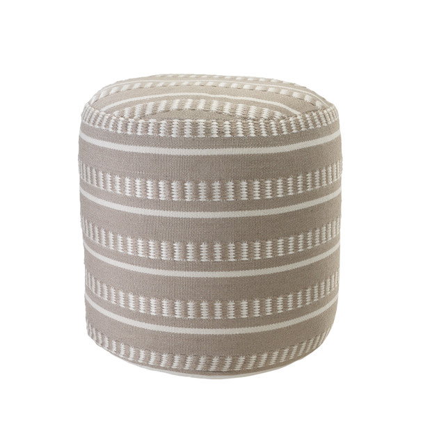 LR Home Atlantis 34011 Beige Pouf