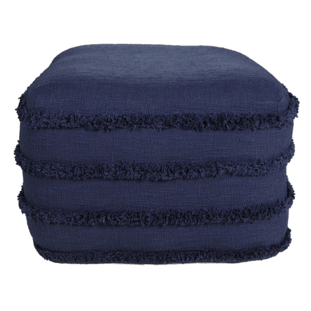LR Home Revelation 34050 Navy Blue Pouf