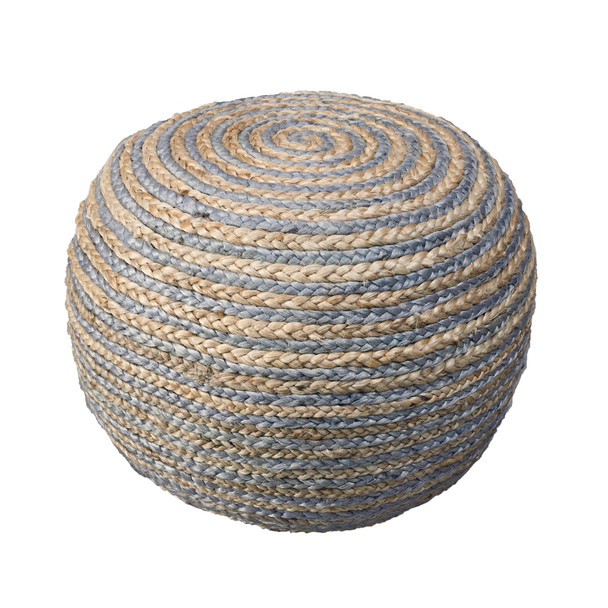 LR Home Serena 99702 Natural Tan Pouf