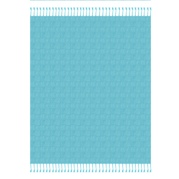 LR Home Heather 80261 Angel Blue Throw