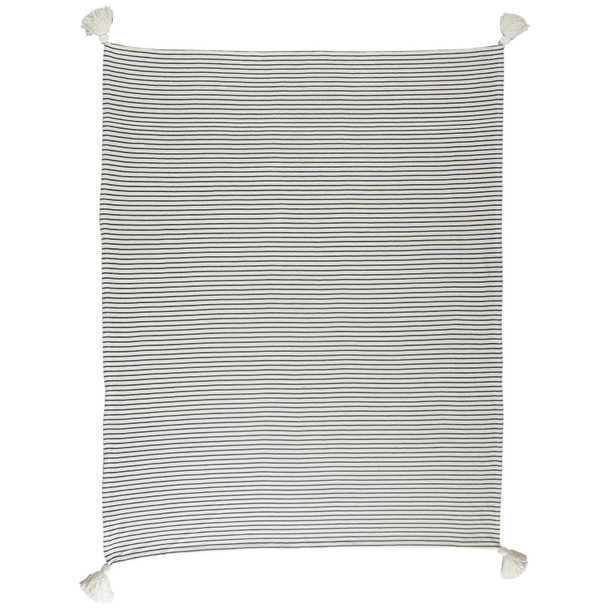 LR Home Iridescence 80262 Angel Blue White Throw