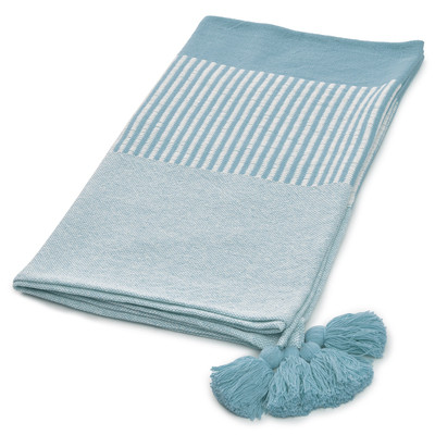 LR Home Radial 80280 Blue Throw