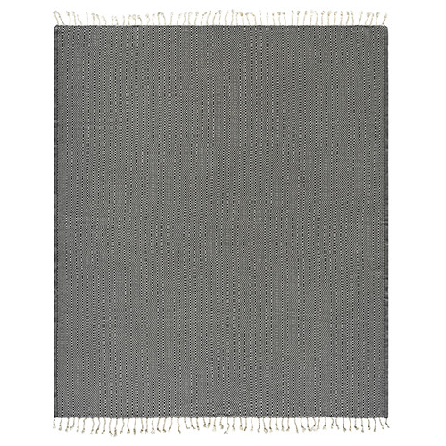 LR Home Sadie 80304 Black Throw