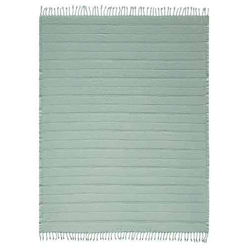 LR Home Silas 80311 Aqua Green Throw