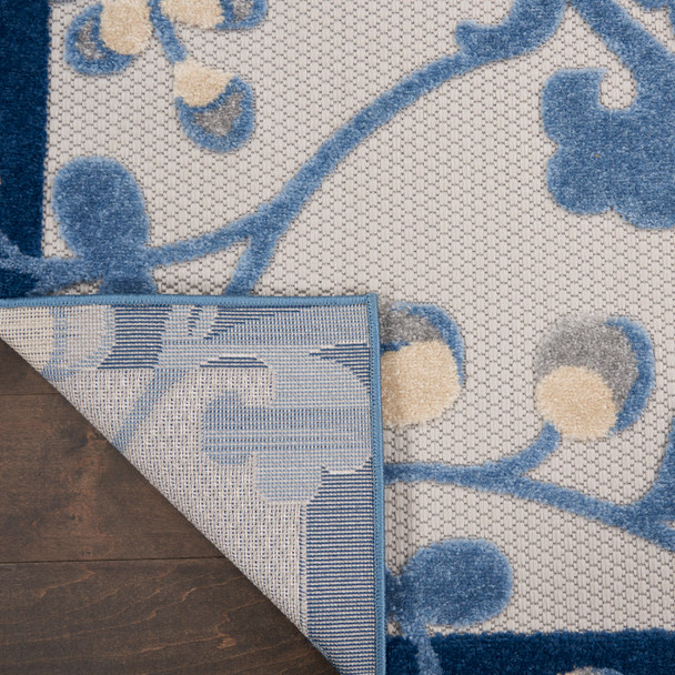 Nourison Aloha ALH17 Blue Grey Rug