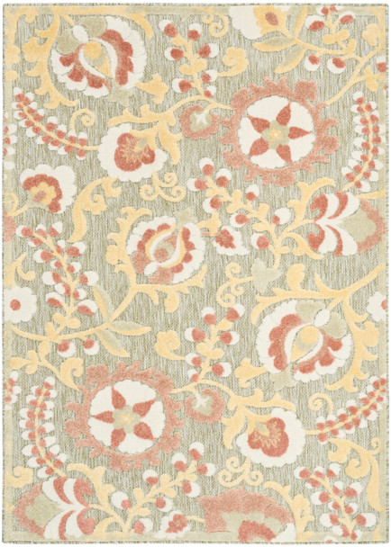 Nourison Aloha ALH17 Sage Rose Rug