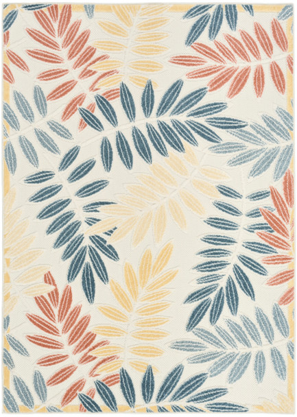 Nourison Aloha ALH18 Ivory Blue Rug