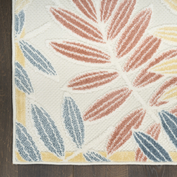 Nourison Aloha ALH18 Ivory Blue Rug