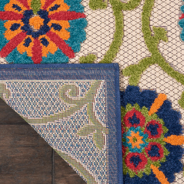 Nourison Aloha ALH19 Blue Multicolor Rug