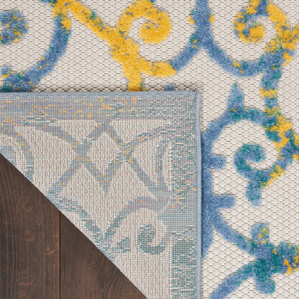 Nourison Aloha ALH21 Ivory Blue Rug