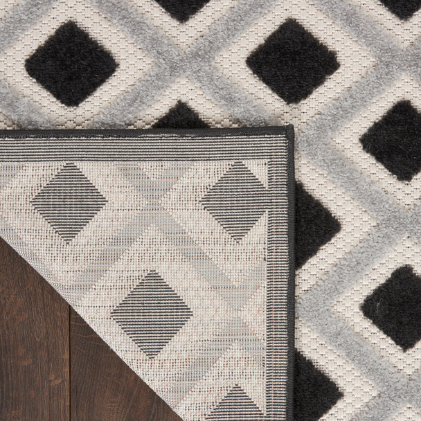 Nourison Aloha ALH26 Black White Rug