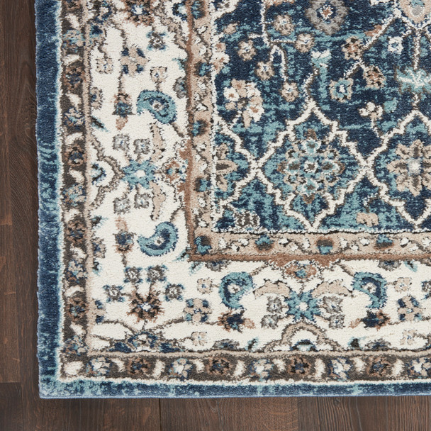 Nourison American Manor AMR01 Blue Ivory Rug
