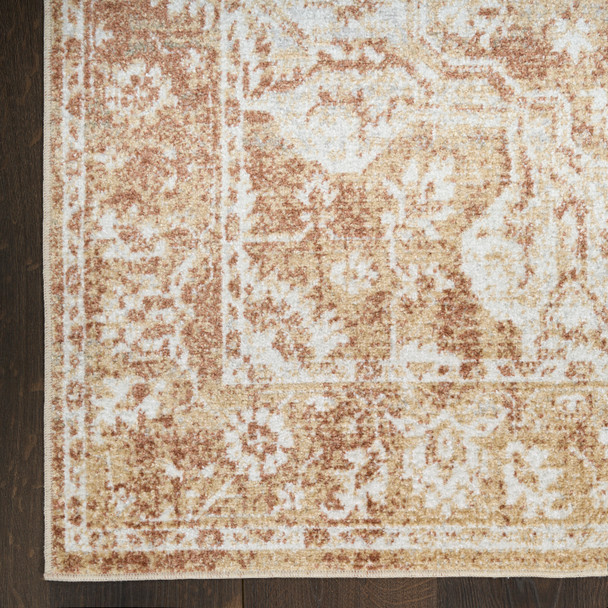 Nourison Astra Machine Washable ASW12 Rust Rug
