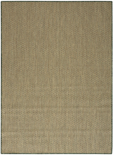 Nourison Courtyard COU01 Green Rug