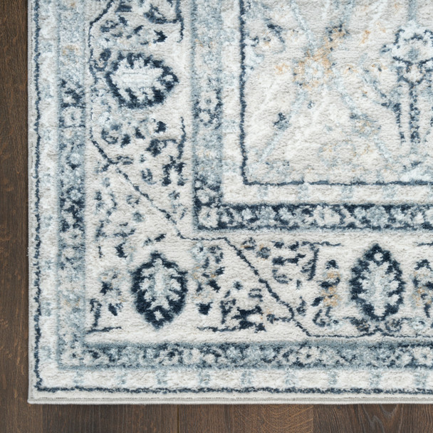 Nourison Dekor DEK03 Grey Navy Rug