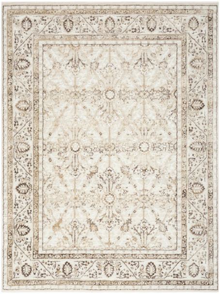 Nourison Dekor DEK03 Ivory Brown Rug