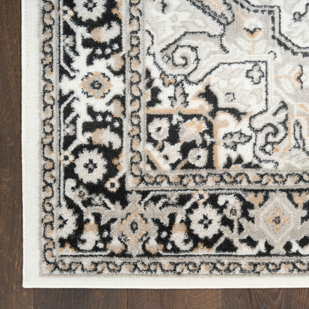 Nourison Dekor DEK08 Ivory Charcoal Rug