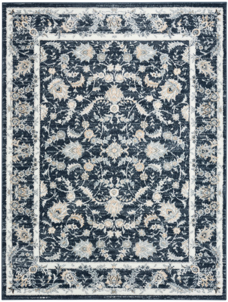 Nourison Dekor DEK09 Slate/Ivory Rug