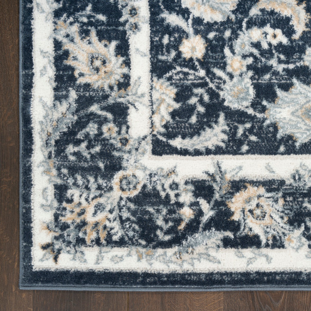 Nourison Dekor DEK09 Slate/Ivory Rug