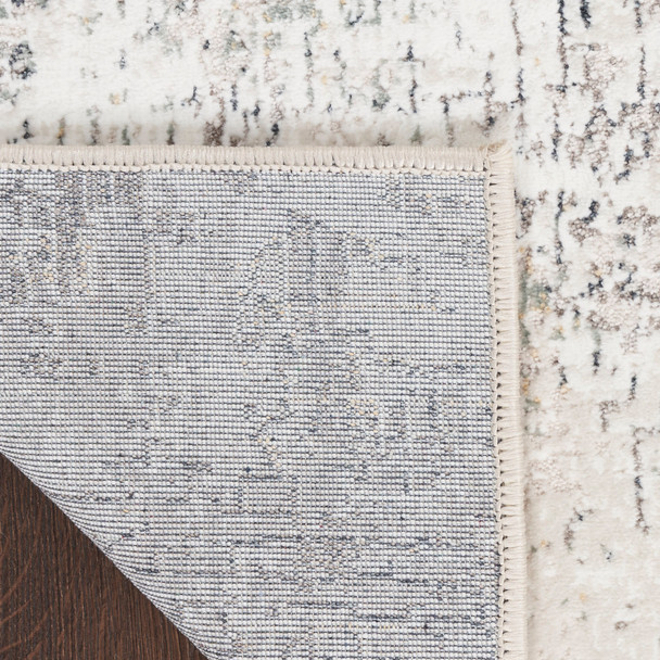 Nourison Distinctive DSV03 Ivory Grey Blue Rug