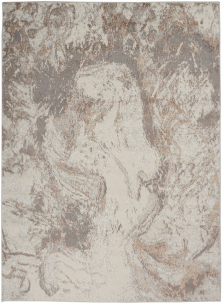 Nourison Elation ETN02 Ivory Grey Rug