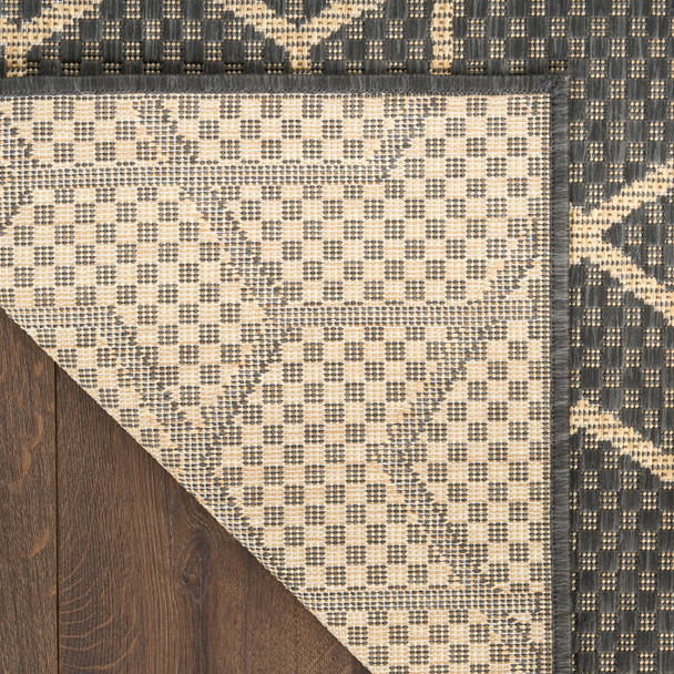 Nourison Horizon Indoor/Outdoor HOZ01 Charcoal Rug