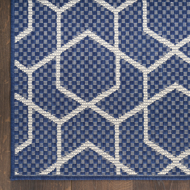 Nourison Horizon Indoor/Outdoor HOZ01 Navy Rug