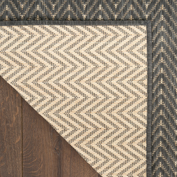 Nourison Horizon Indoor/Outdoor HOZ02 Charcoal Rug