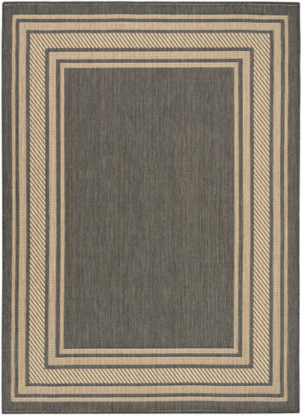 Nourison Horizon Indoor/Outdoor HOZ03 Charcoal Rug