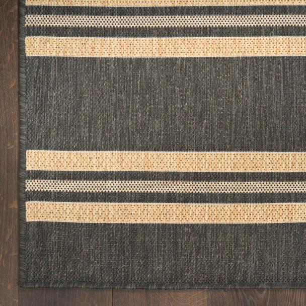 Nourison Horizon Indoor/Outdoor HOZ05 Charcoal Rug