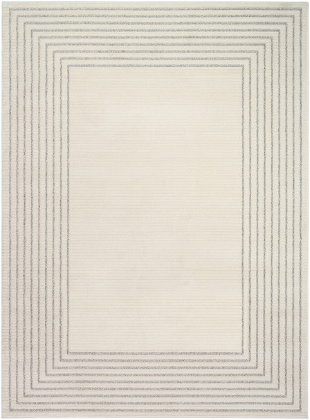 Nourison Ivory Hues IVH03 Ivory Grey Rug