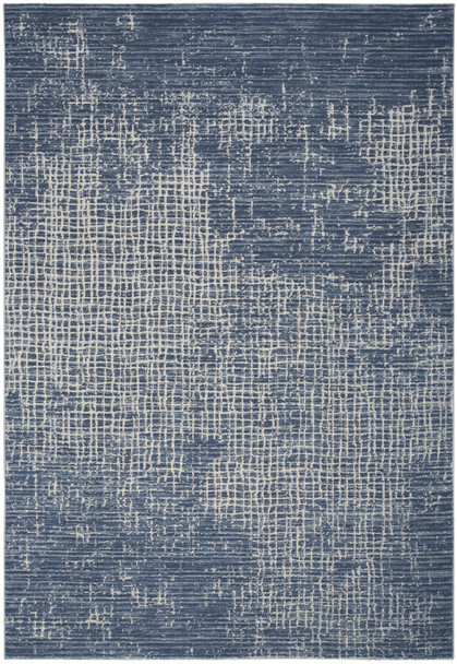 Nourison Lillian LIL02 Navy Ivory Rug