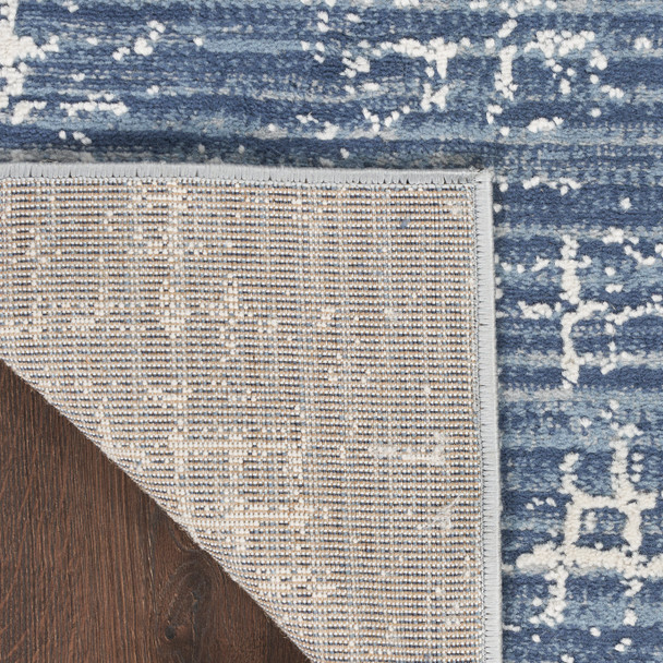 Nourison Lillian LIL02 Navy Ivory Rug
