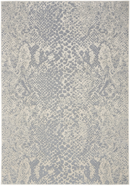 Nourison Lillian LIL05 Ivory Grey Blue Rug