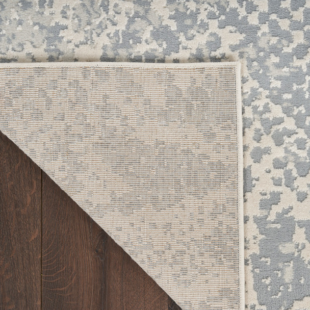 Nourison Lillian LIL05 Ivory Grey Blue Rug