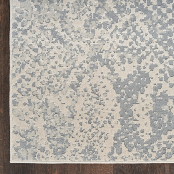 Nourison Lillian LIL05 Ivory Grey Blue Rug