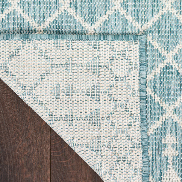 Nourison Positano POS02 Aqua Rug