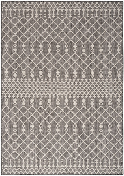 Nourison Positano POS02 Charcoal Rug