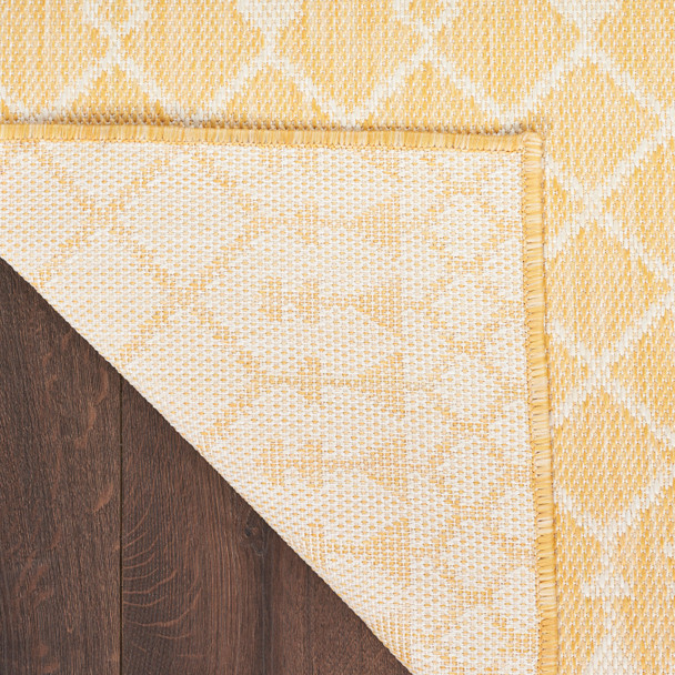 Nourison Positano POS02 Yellow Rug