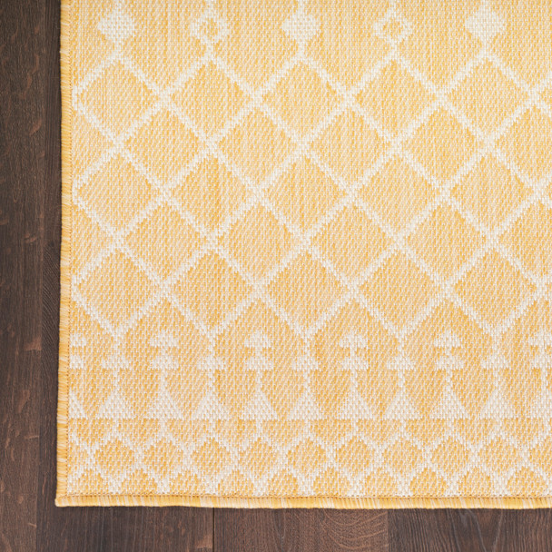Nourison Positano POS02 Yellow Rug