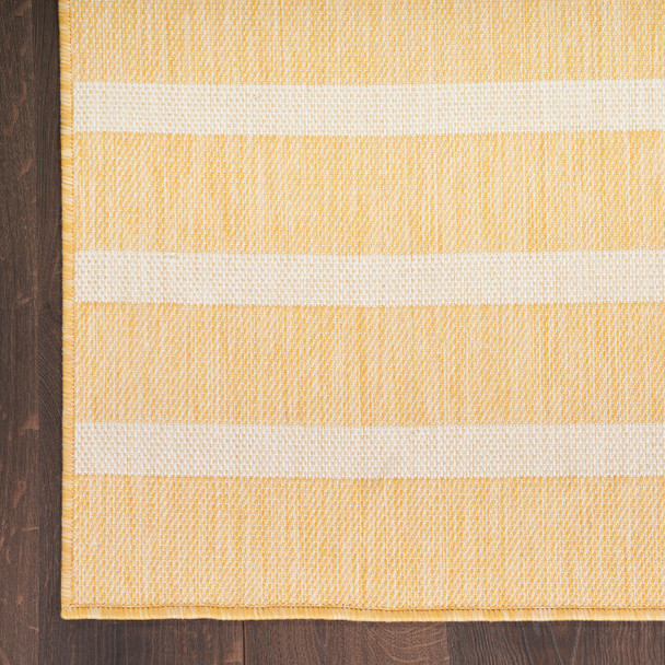 Nourison Positano POS03 Yellow Ivory Rug