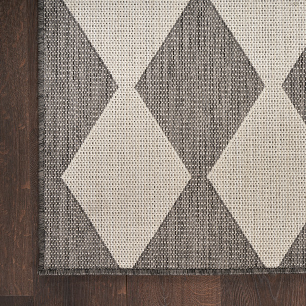 Nourison Positano POS04 Charcoal Rug